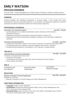 Resume Template for New Graduates & Experienced Professionals | Black and White Design