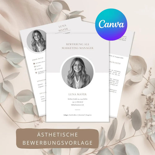 Modern CV Design Professional Job Application