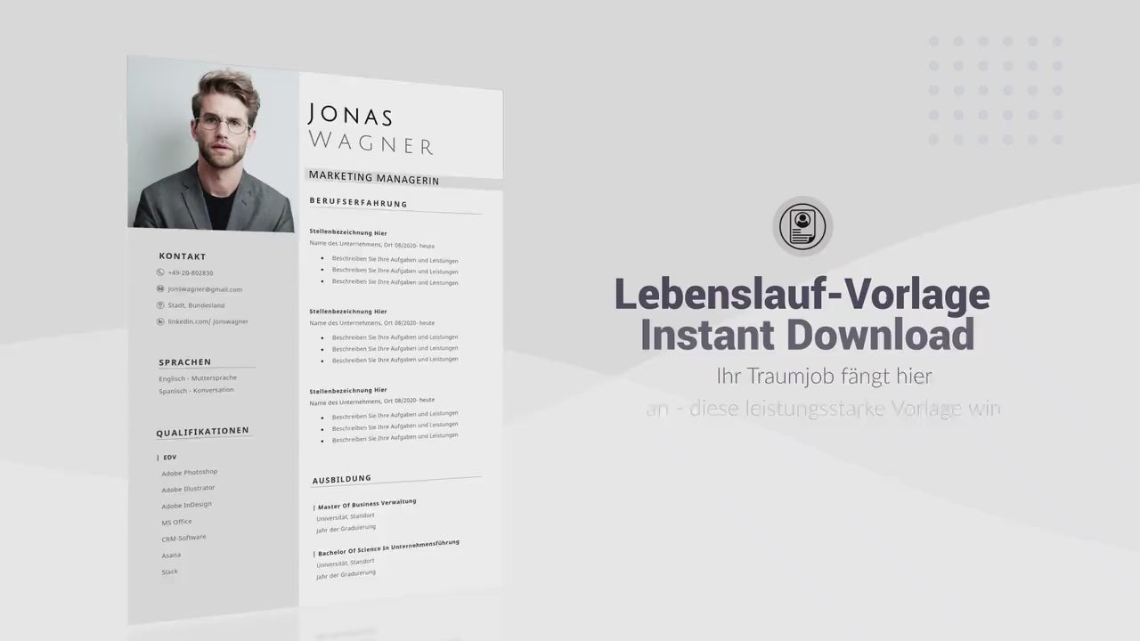 Professional Resume Template for Microsoft Word with Cover Letter (Kopya)